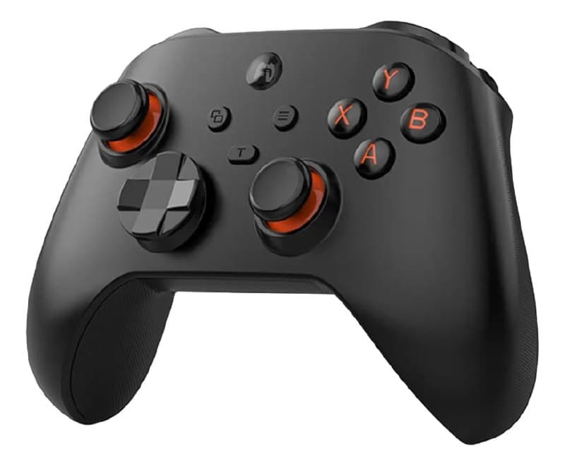 Controle Sem Fio Bluetooth Para Pc E Tv Black Orange