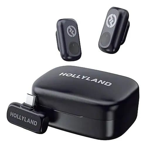 Microfone de lapela sem fio Hollyland Lark A1 Duo (USB-C)