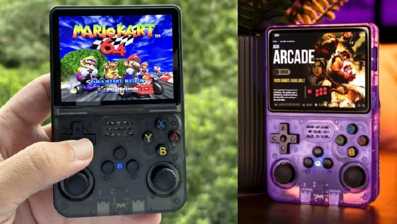 R36S Console Portátil Retrô Tela 3,5 IPS polegadas, 21+ emuladores, 64GB 15000 jogos