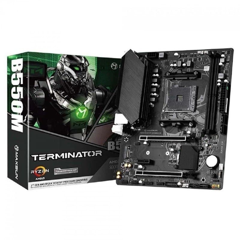 Placa Mãe MAXSUN B550M MS-Terminator, Chipset B550, AMD AM4, mATX, DDR4,