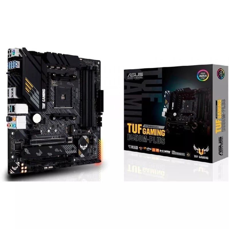 Placa-Mãe AMD AM4 Asus TUF GAMING B550M-Plus