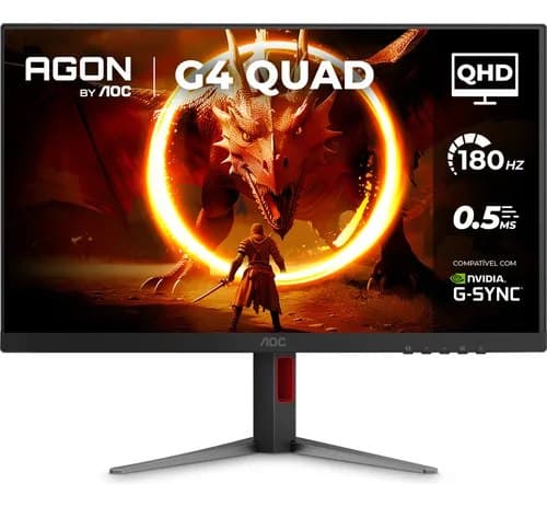Monitor Gamer Aoc Agon Quad 27 - Q27g4f Preto